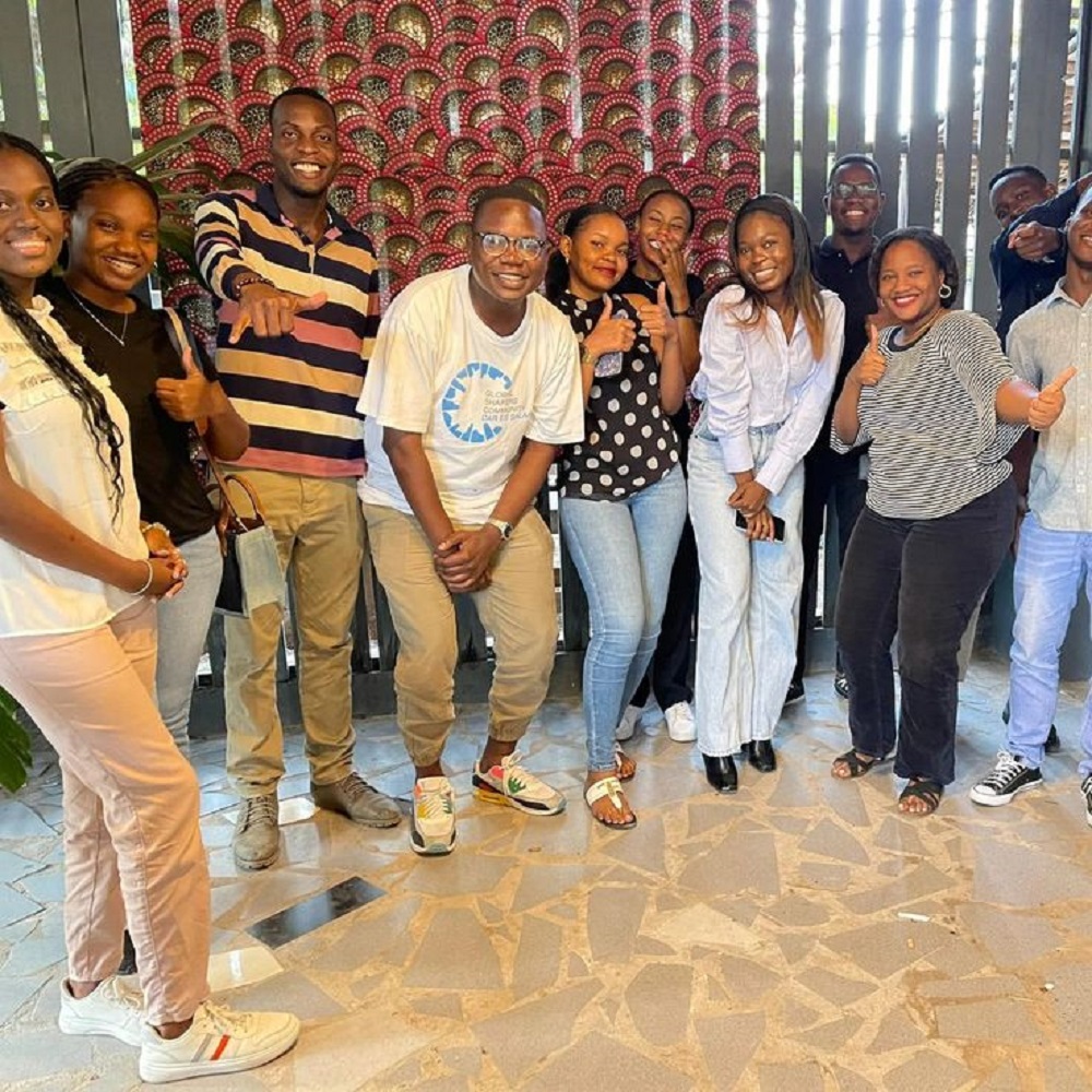 Young people participating in a group activity